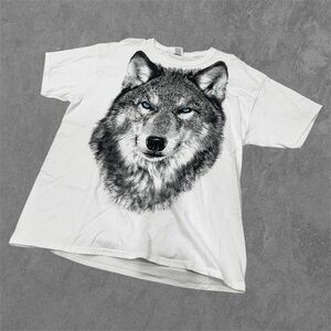 Fruit of the Loom White Graphic T-Shirt